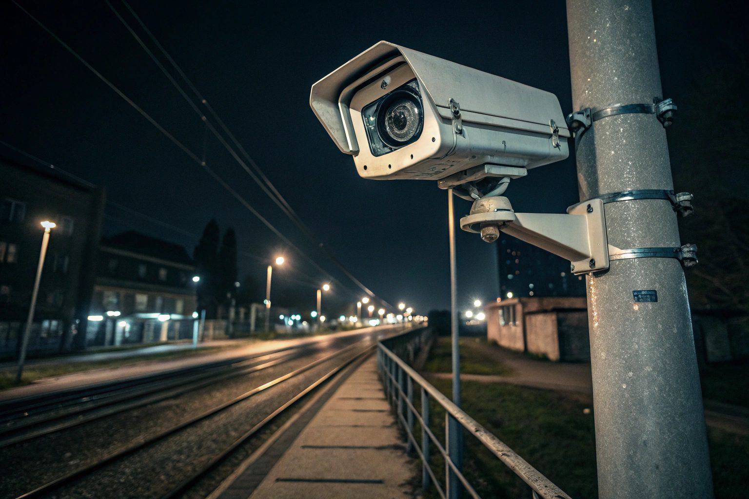 دوربین مدار بسته در شب