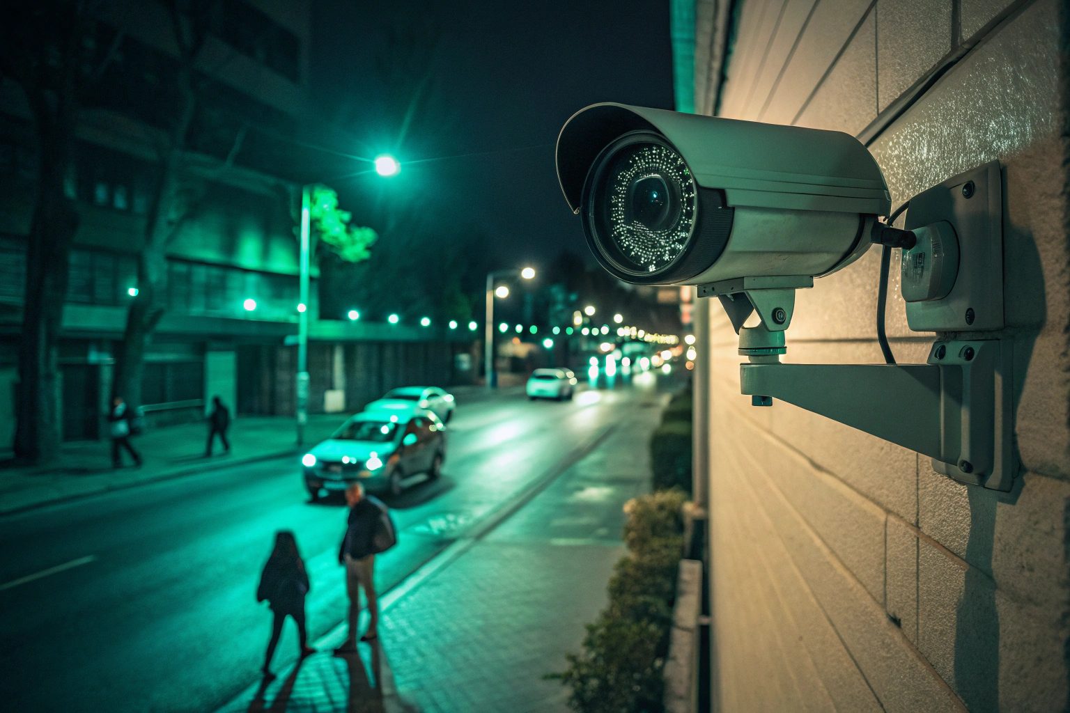 دوربین مدار بسته در شب