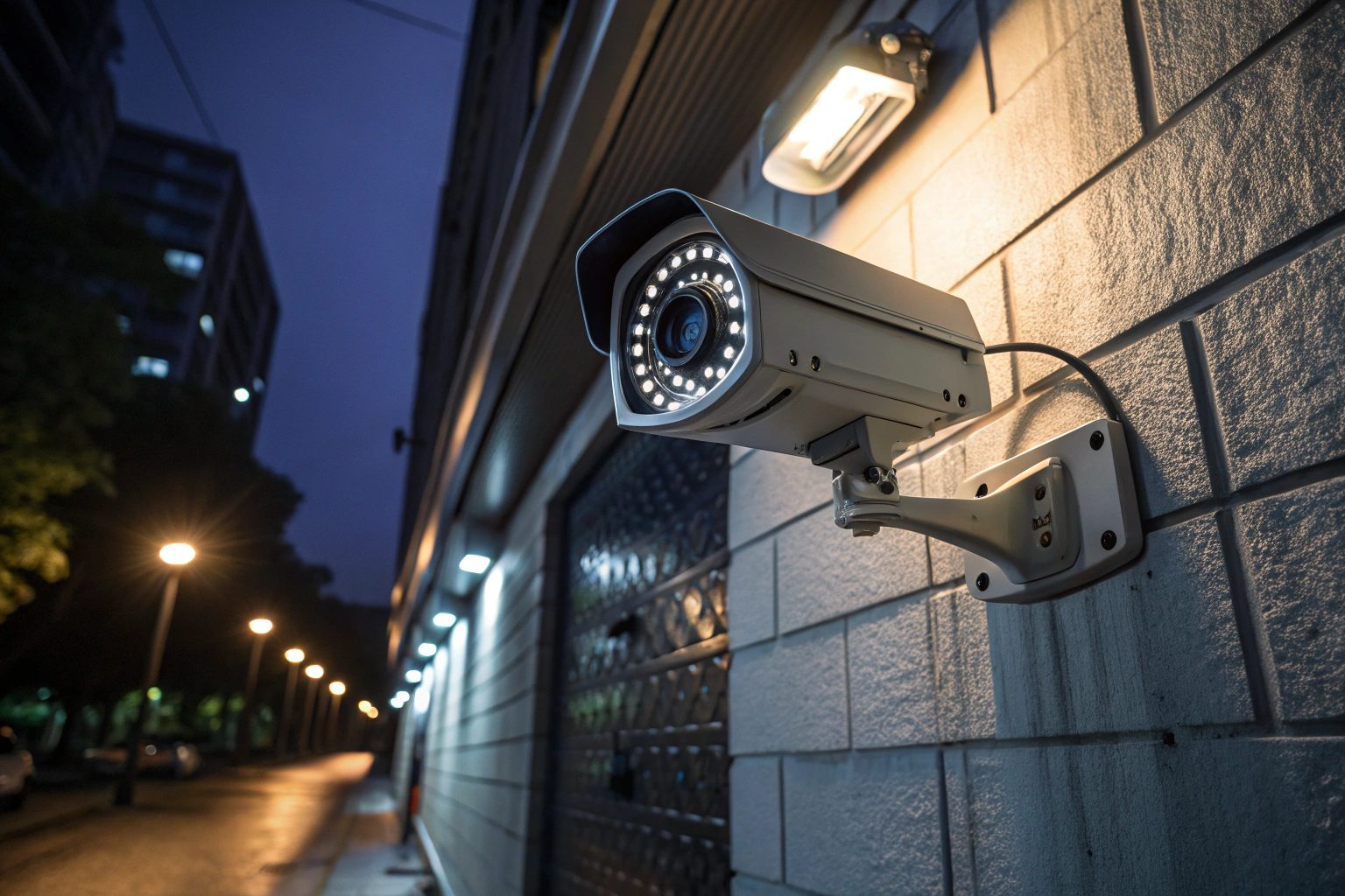 دوربین مدار بسته در شب